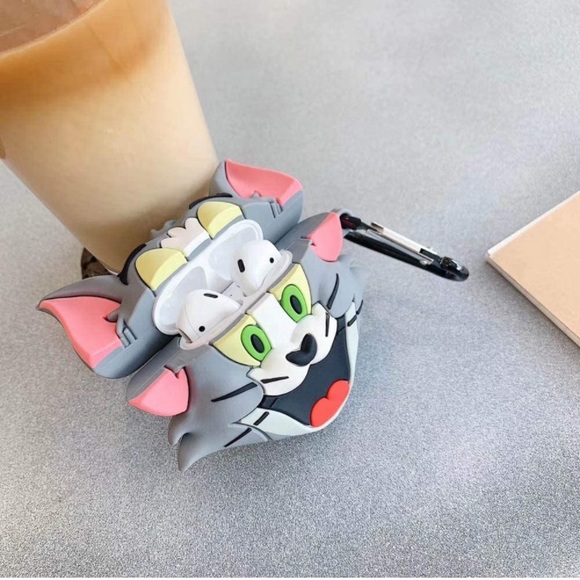 (1 Case) Tom or Jerry AirPod Silicone Case Cartoon Network - Picture 4 of 7